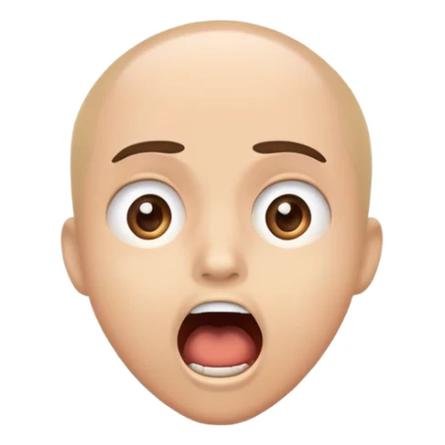 Shocking reaction after saw the picture sticker