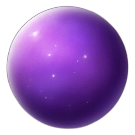 Violet-planet sticker