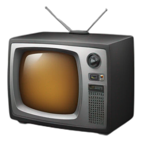 tv set sticker