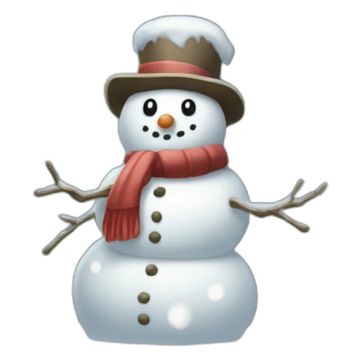 Snowman Statue Epic Mystery Legendary NewYear Pokemon Snowfall Snowballs sticker