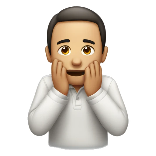 Emoji who rubs his hands sticker