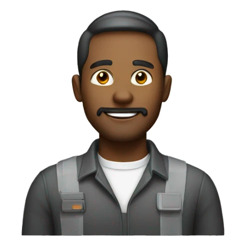 A man who is working in a laser company but he is a graphic designer sticker