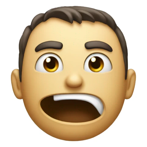 a GPT, LLM turning crazy, mad, angry, furious sticker