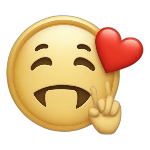 Best of luck with heart sign sticker