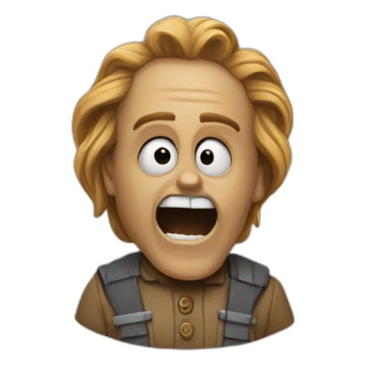 Pennywhise from “it” horror movie sticker