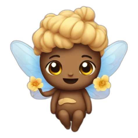 Poo emoji Fairy sticker