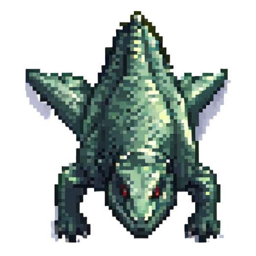 top view of a dinosaur sticker