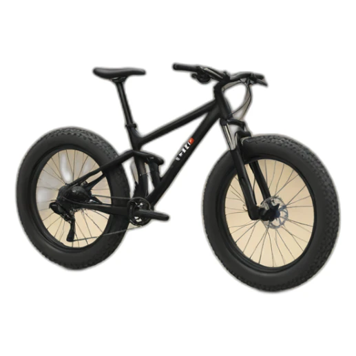 Black Donald Trump mountain bike sticker