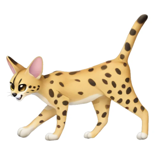 Serval bowling sticker