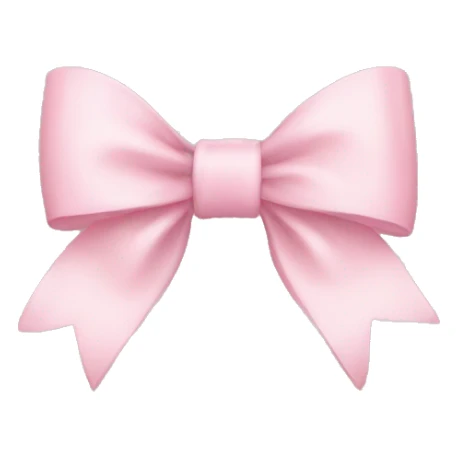 Light pink bows sticker