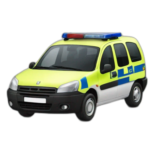 Peugeot-partner police sticker