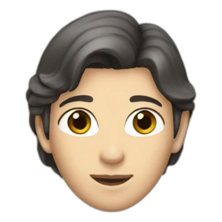 Arwen with bob haircut sticker