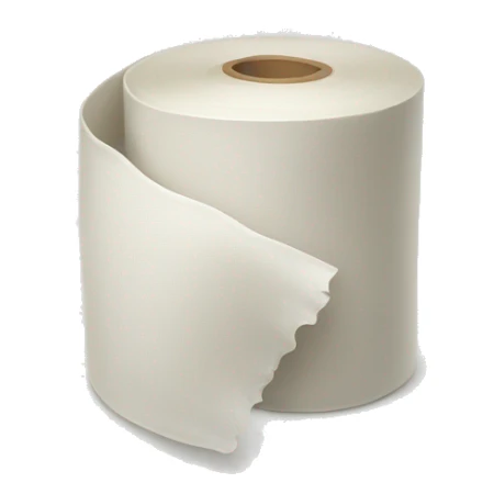 white roll of fabric sticker