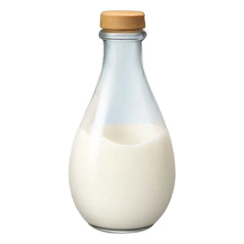 drop of milk in white sticker