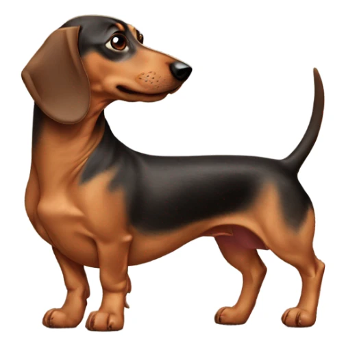 Weiner dog sticker