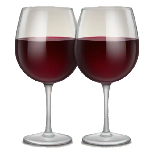 2 glasses of wine cheers  sticker