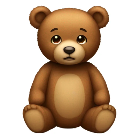Teddy bear sticker