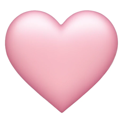 Light Pink heart sticker