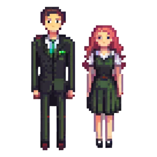 married couple, husband and wife sticker