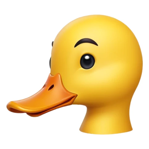 duck bill sticker