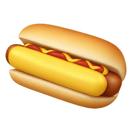 Stick of butter in hotdog bun  sticker