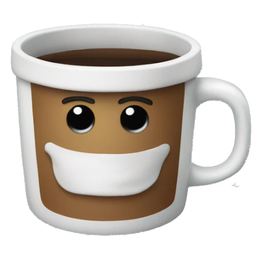 X-mas cup of coffee sticker