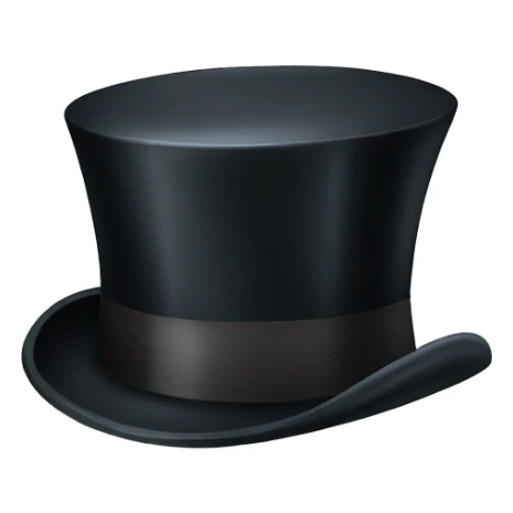 Sloppy drunk top hat glass of liquor sticker