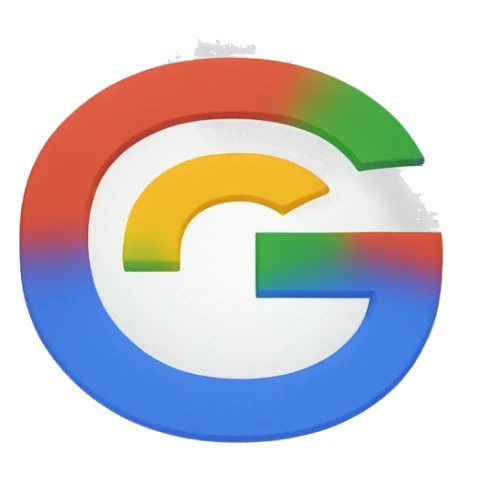 the letter G logo of google sticker