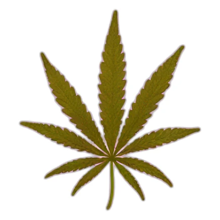 Cannabis pink sticker