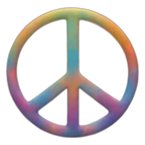 peace sign sticker