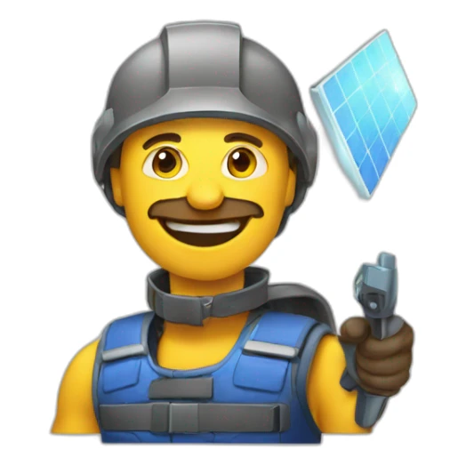 Photovoltaik sticker