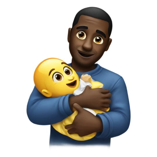 Diddy holding baby oil  sticker