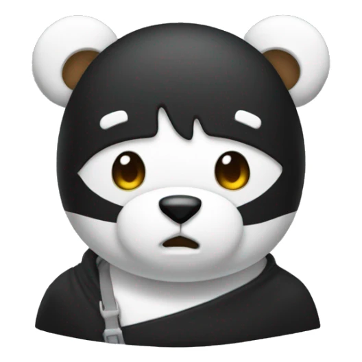 marsey emoji but as monokuma sticker