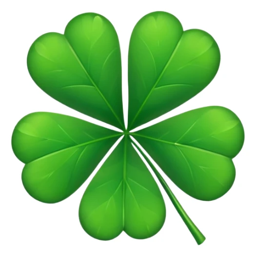 use star emoji, and add clover to make it "lucky" sticker