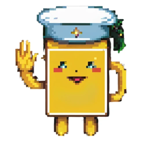 happy face saluting, sign of agreement sticker