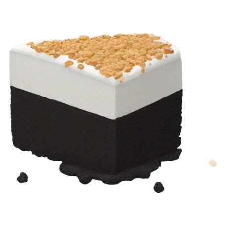 cotton coal piece of a cake on the dirty computer sticker