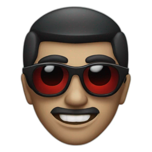 Dracula with sunglasses sticker