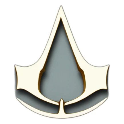 assassin’s creed crest logo feudal japan sticker