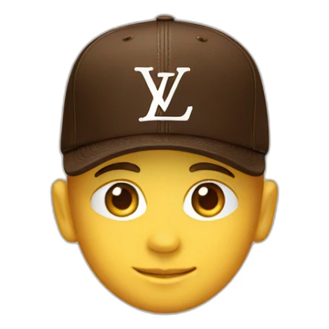 Louis Vuitton cap sticker