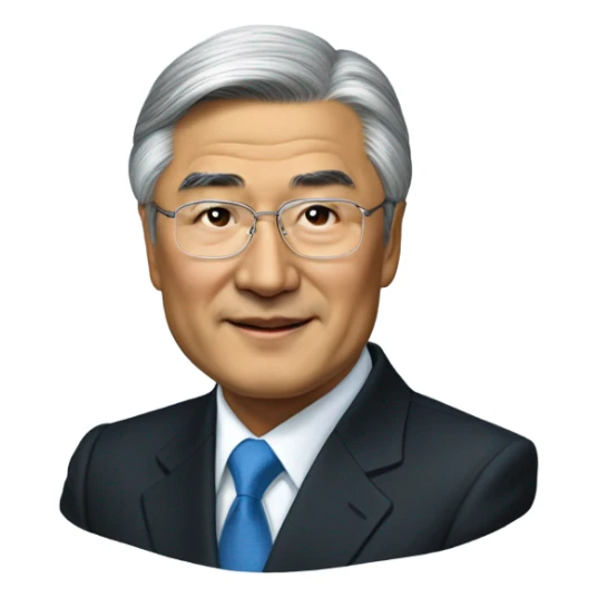 photorealistic president Kazakhstan tokaev sticker