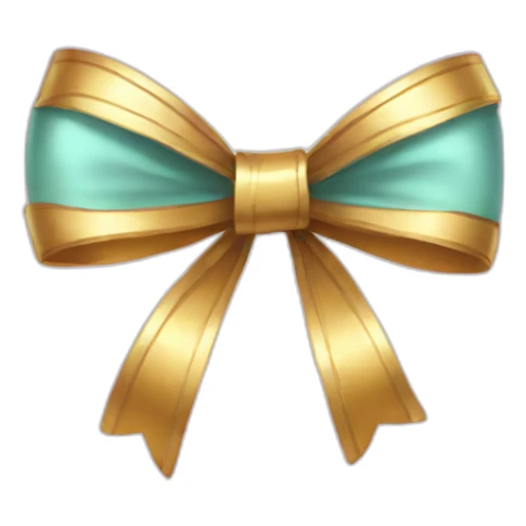 Shining bow  sticker