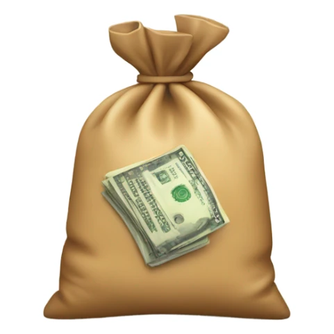 Bag of money  sticker