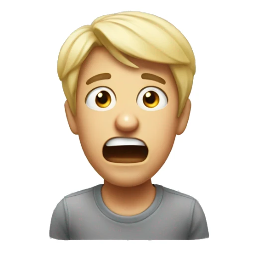 ￼ emoji that is shocked about the news sticker