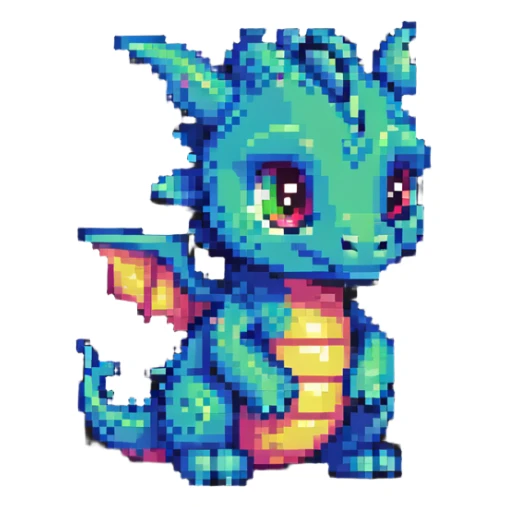 cute baby dragon sticker