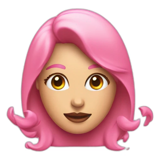 Woman-MacBook-Pink-Heart-funkel sticker