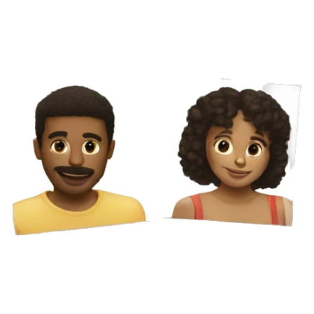 polaroid photo two friends sticker