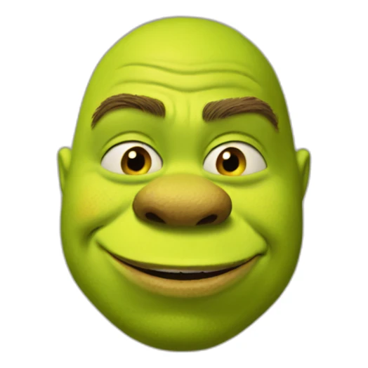 Shrek's kiss sticker