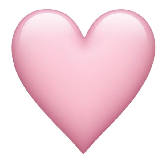 Light pink heart sticker