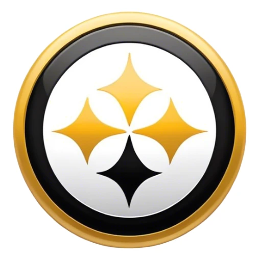 Steelers logo sticker