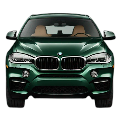 Matt Dark green BMW x6 2023 sticker
